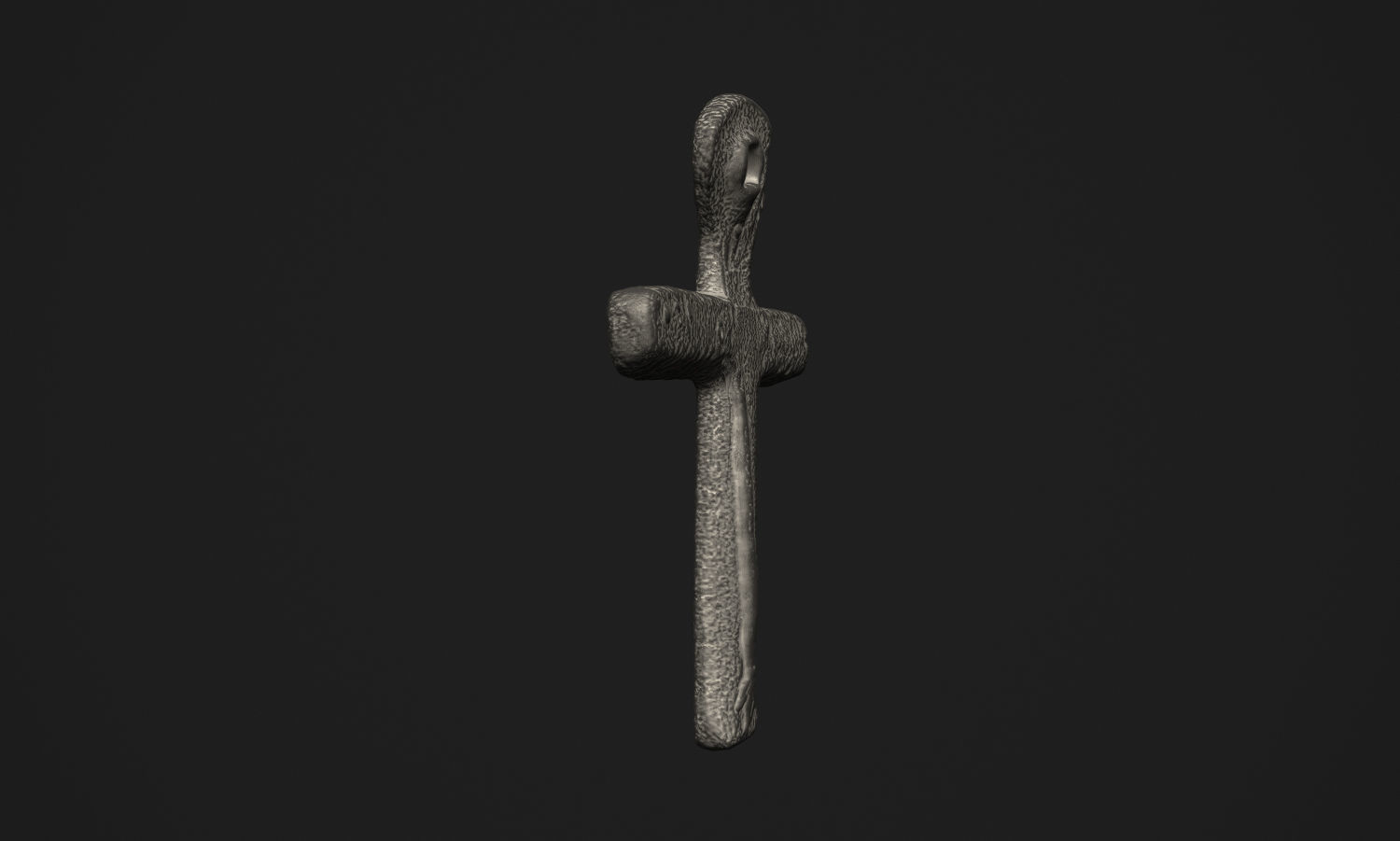 Oak Island Cross Pendant 3D print model_12