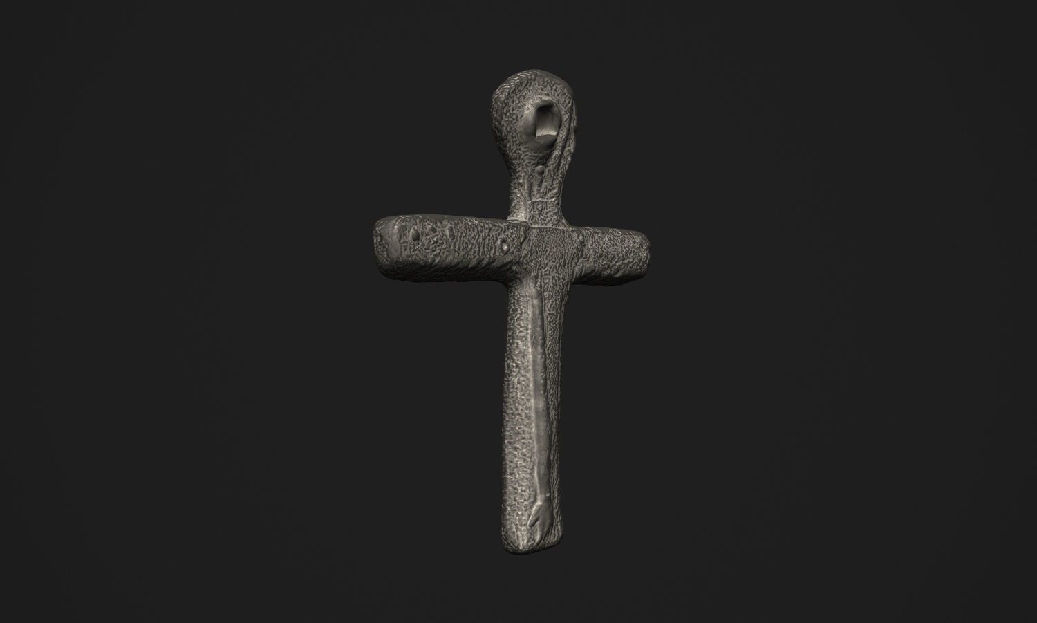 Oak Island Cross Pendant 3D print model_11