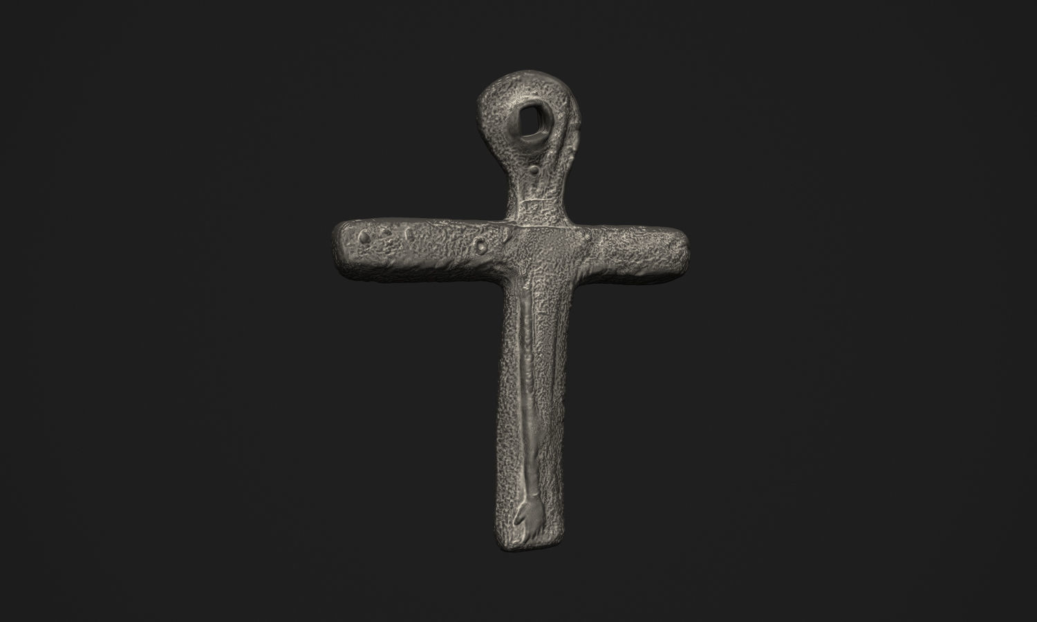 Oak Island Cross Pendant 3D print model_10