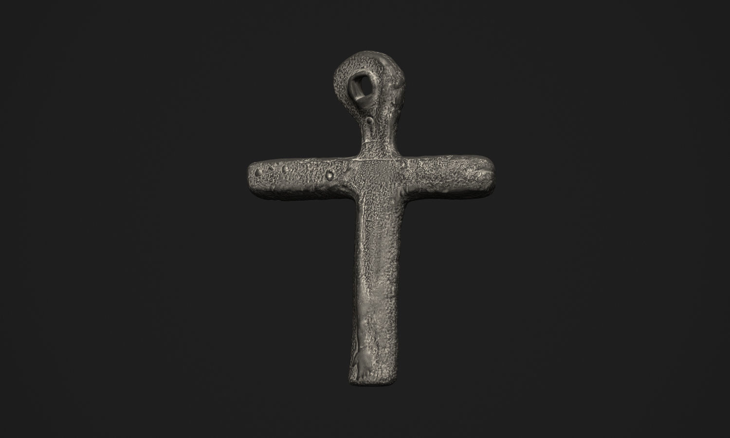 Oak Island Cross Pendant 3D print model_23