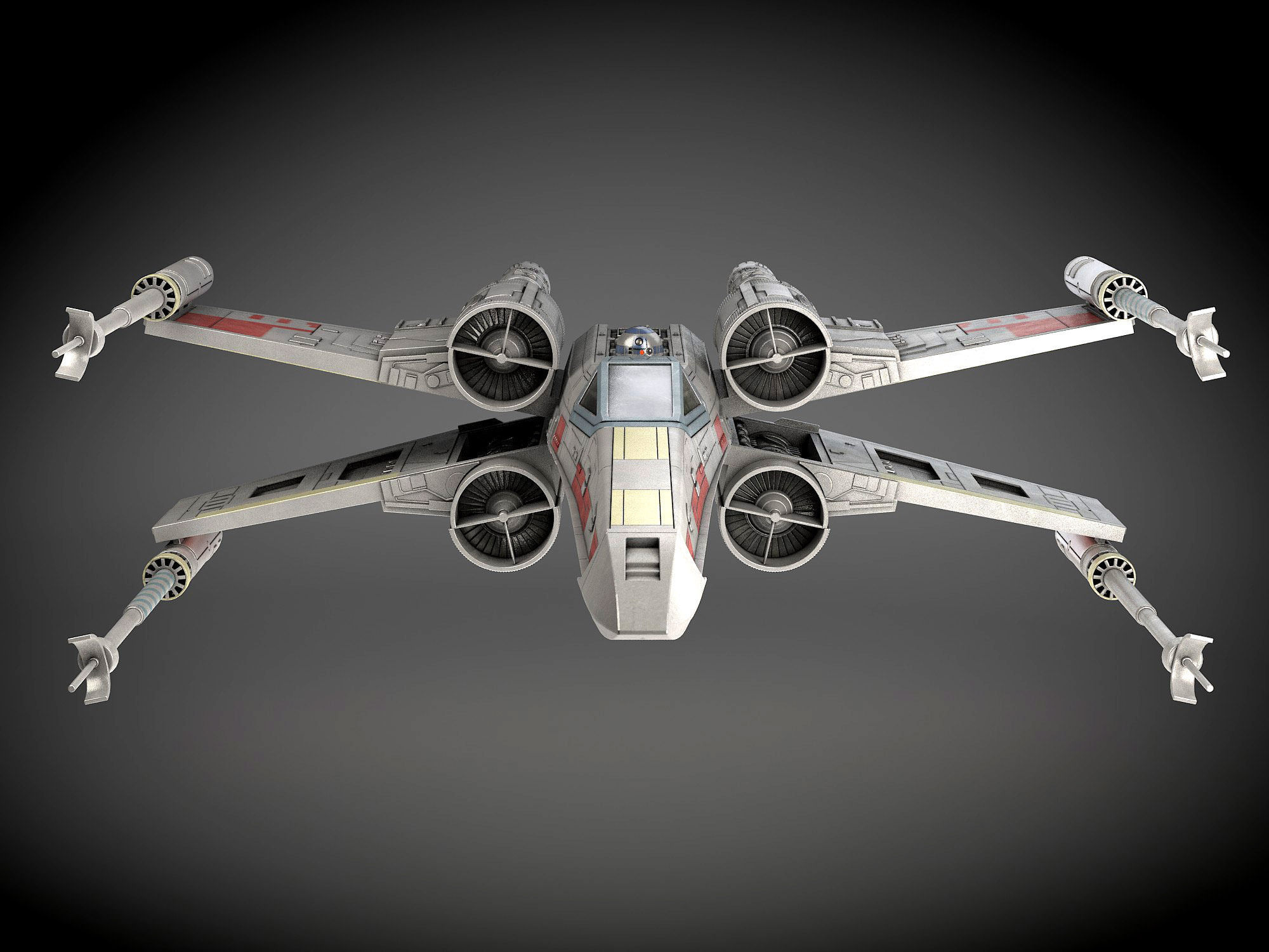 Star Wars X-Wing Fighter mk1 3D model_7