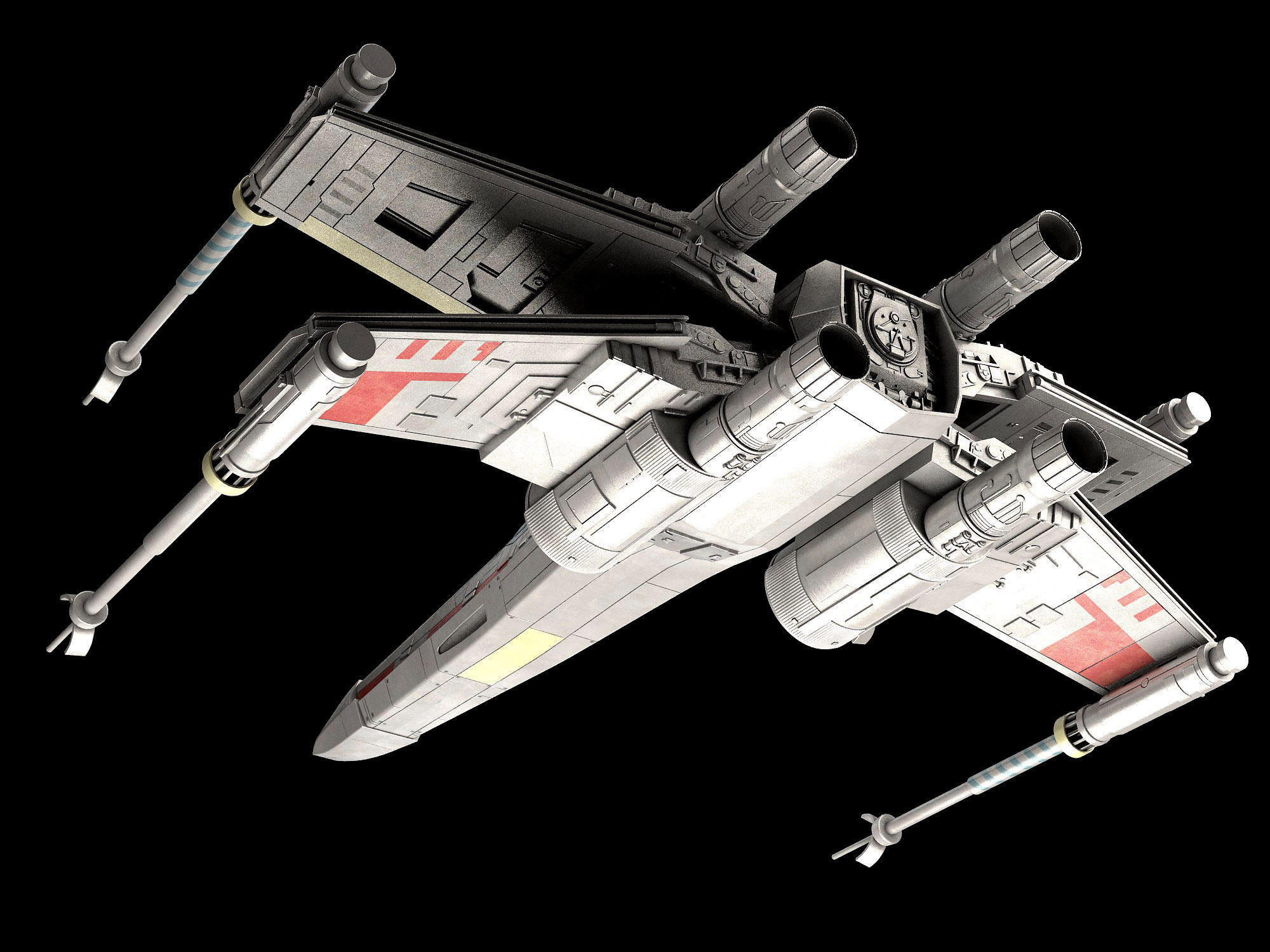 Star Wars X-Wing Fighter mk1 3D model_8