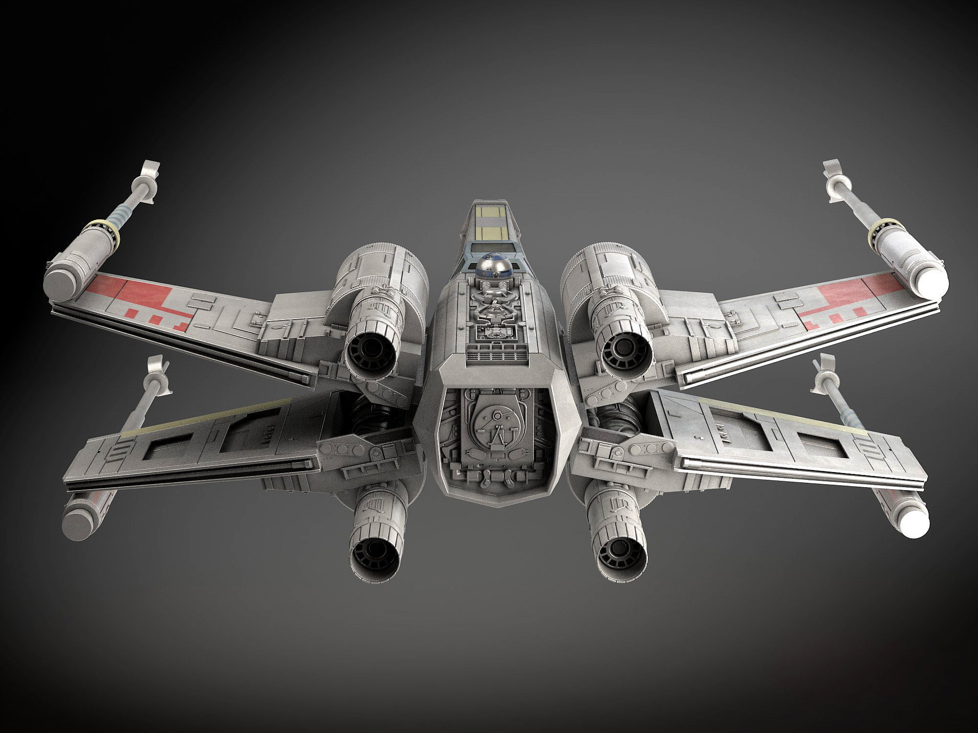 Star Wars X-Wing Fighter mk1 3D model_3