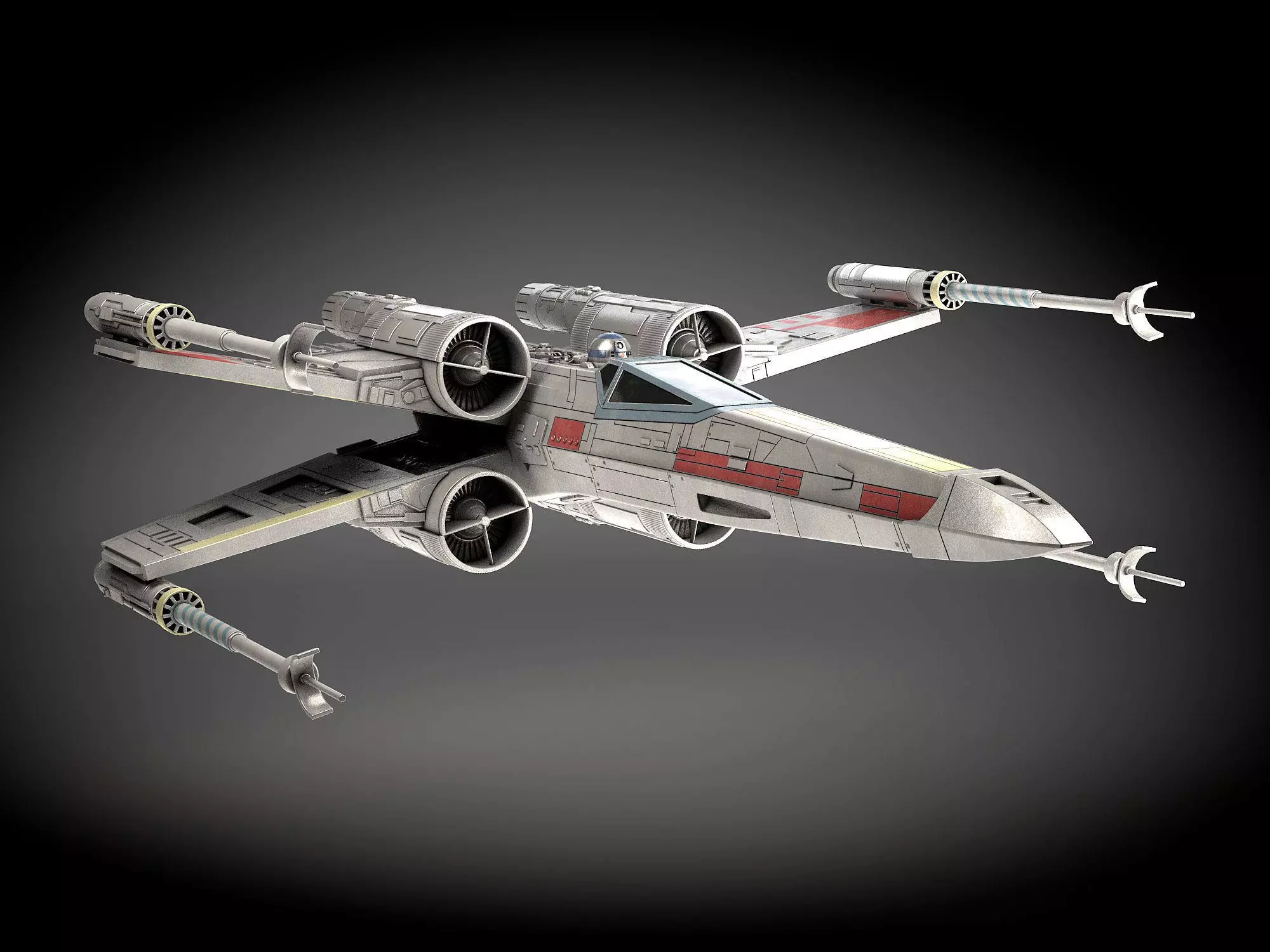 Star Wars X-Wing Fighter mk1 3D model_0