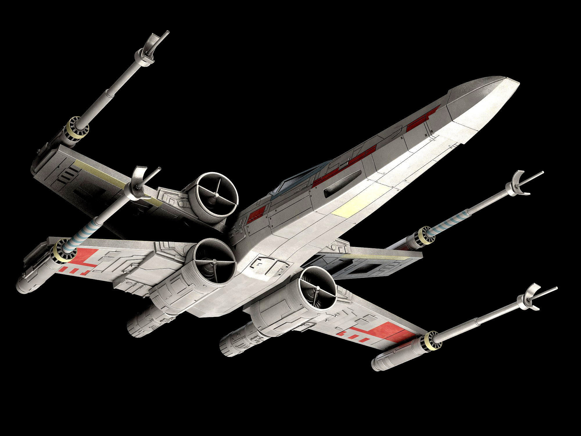 Star Wars X-Wing Fighter mk1 3D model_2