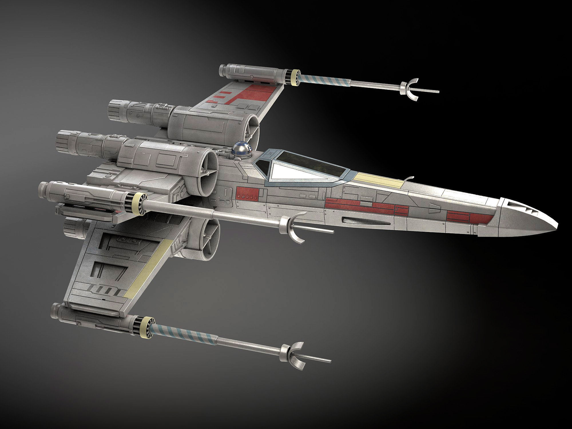 Star Wars X-Wing Fighter mk1 3D model_1