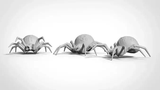 RPG Dungeon Giant Crypt Spiders 3D print model