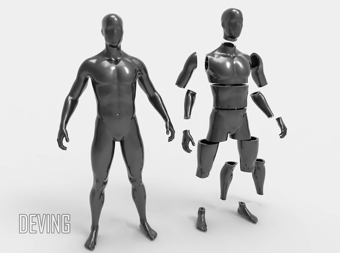 Mannequin for 3d print 3D print model