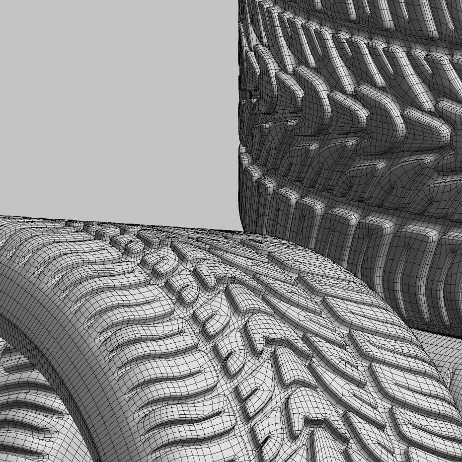 Sport Tire Print Ready 3D print model_4