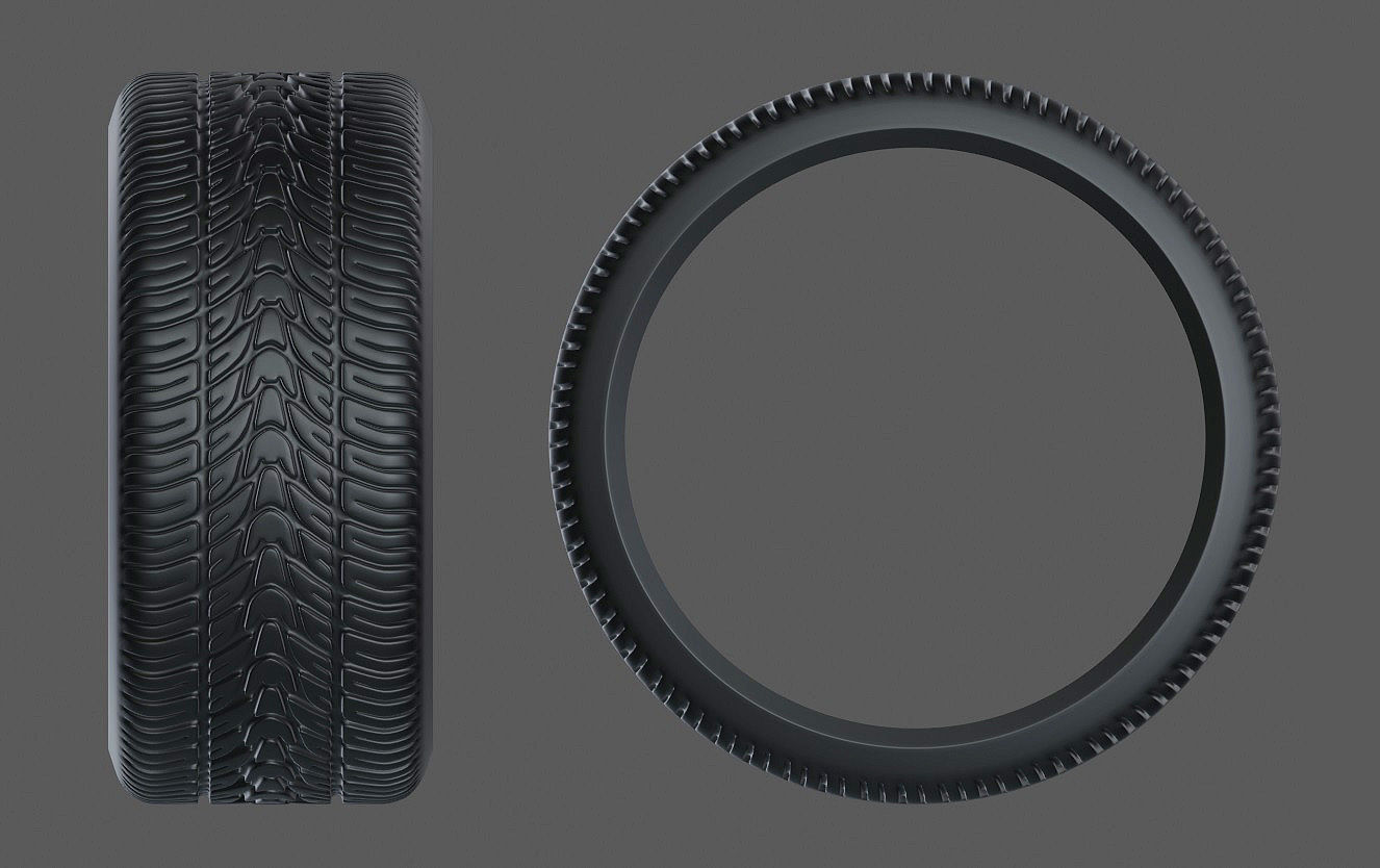 Sport Tire Print Ready 3D print model_8