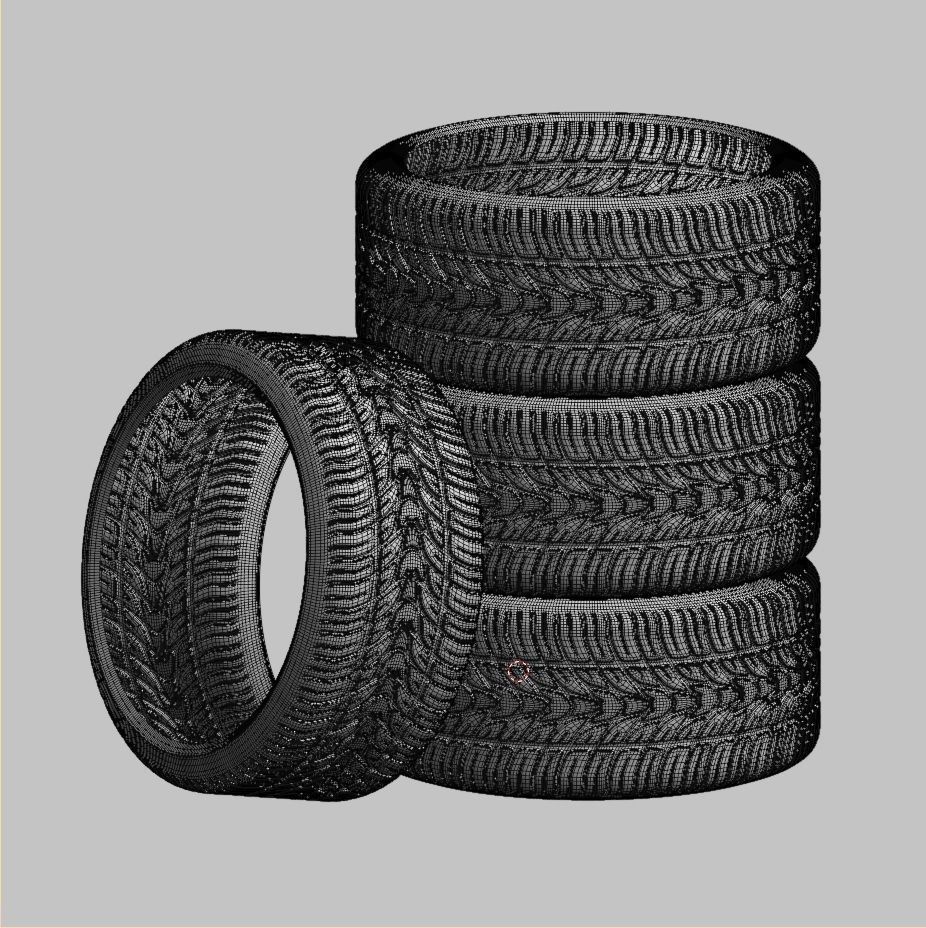 Sport Tire Print Ready 3D print model_3