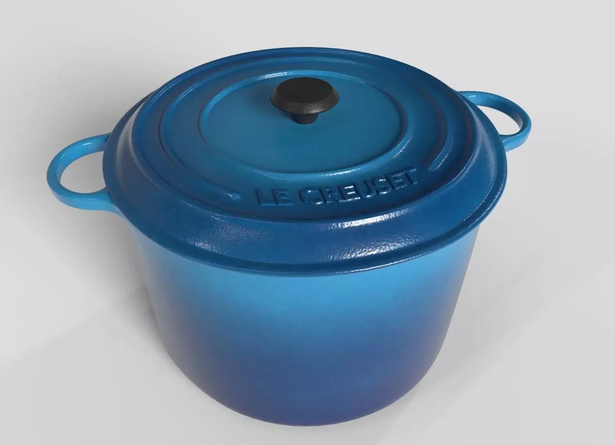 Le Creuset Cast Iron Round Dutch Oven 3D model