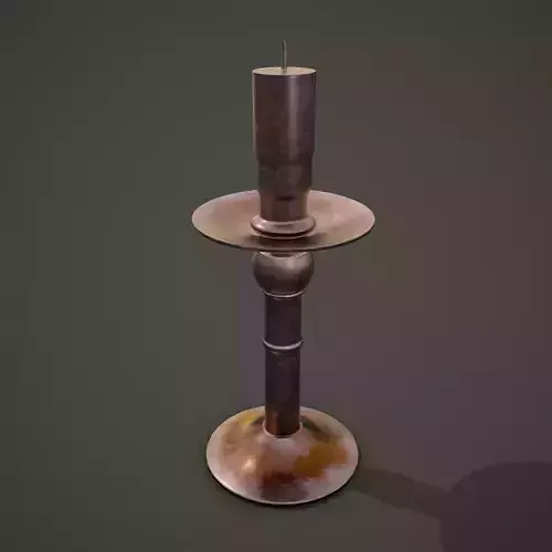 Medieval Style Candle Holder Version 01