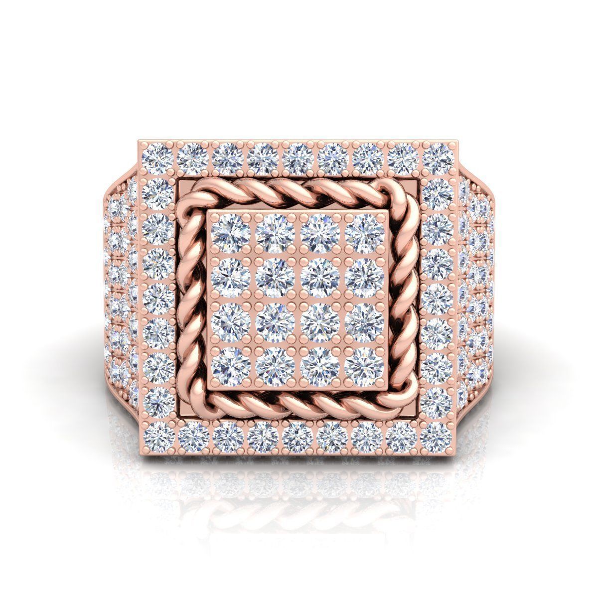 Mans Ring  3D print model_3