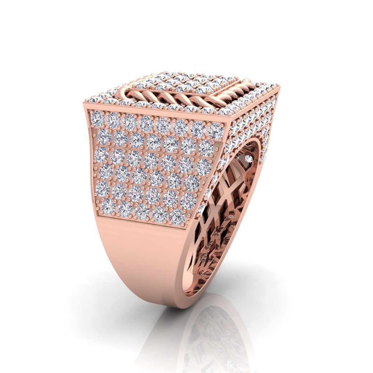 Mans Ring  3D print model_5