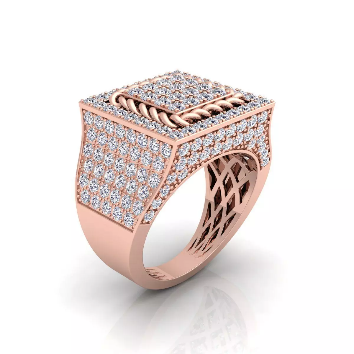 Mans Ring  3D print model_0