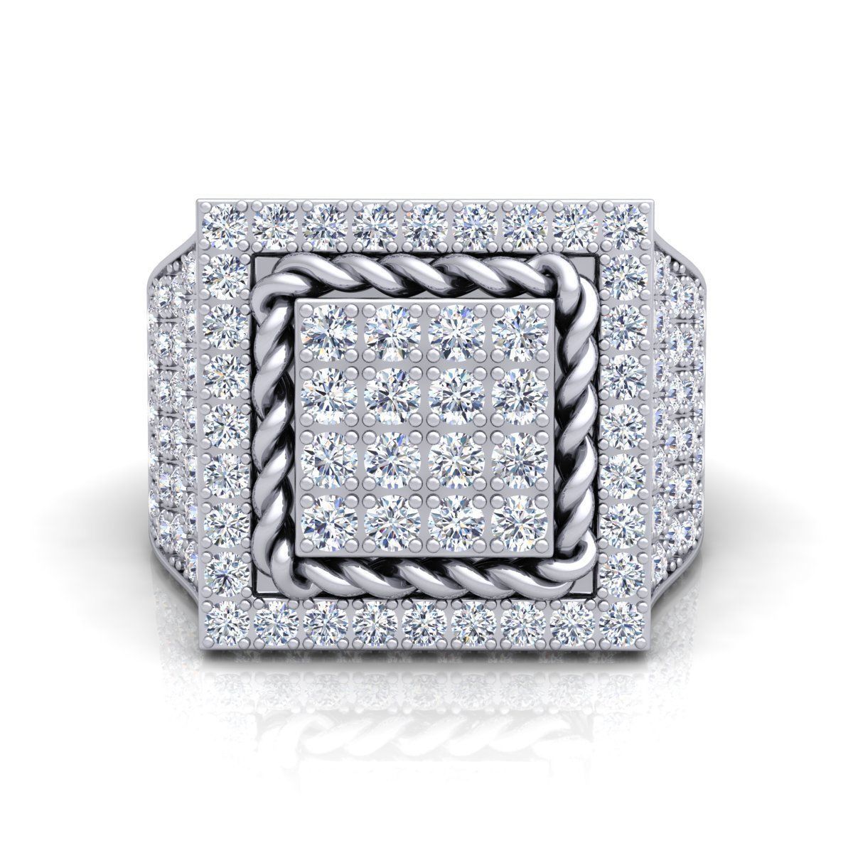 Mans Ring  3D print model_2