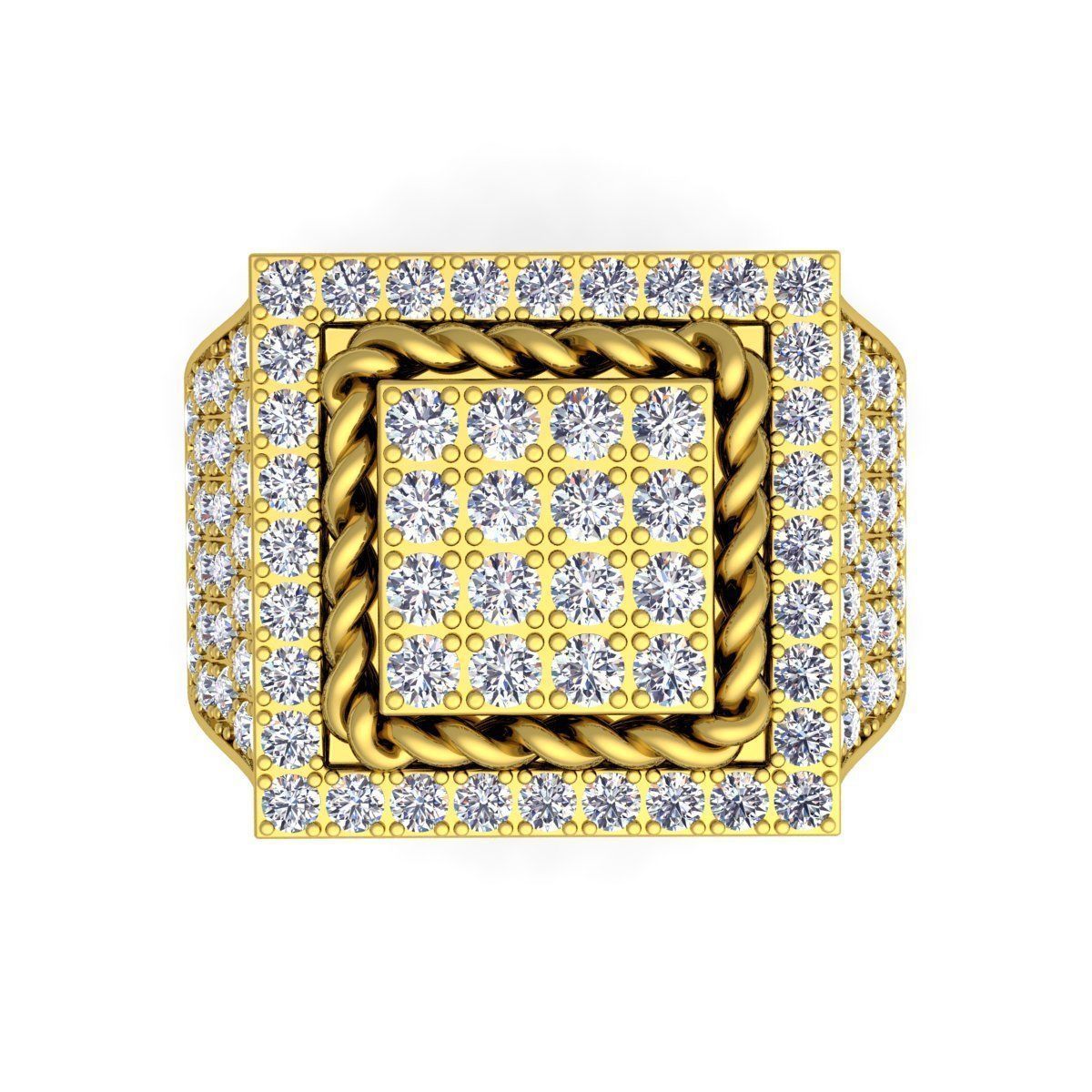 Mans Ring  3D print model_8