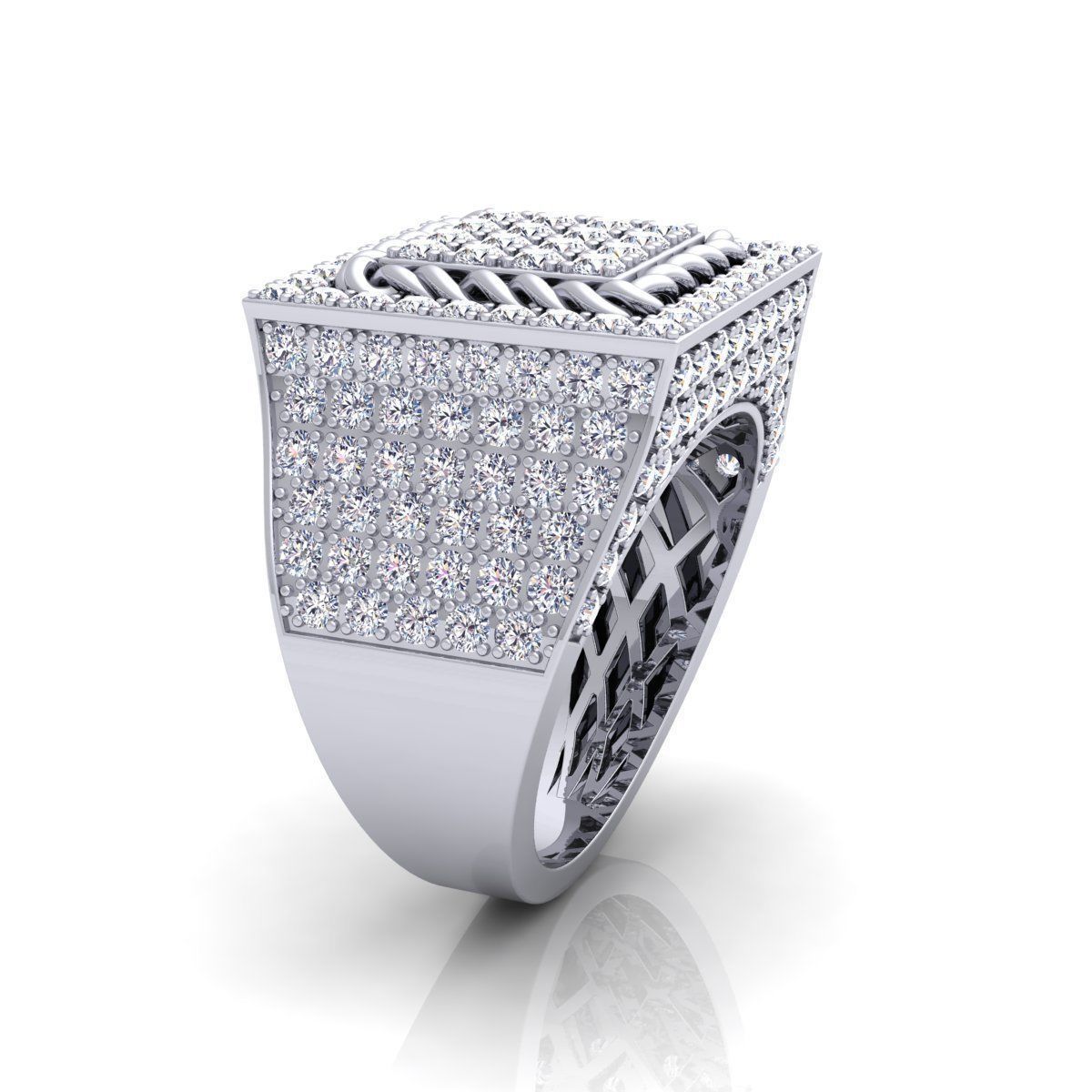 Mans Ring  3D print model_1