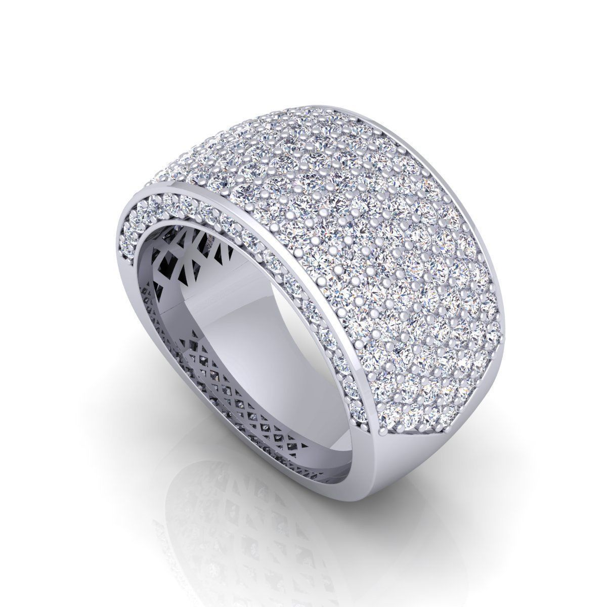 Luxury Mans Ring  3D print model_12