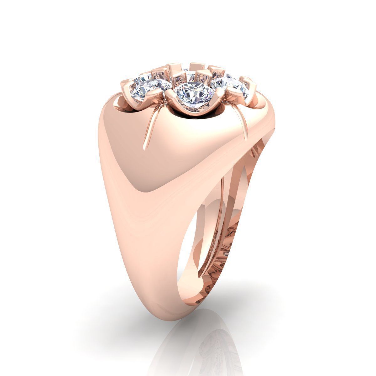 Mans Big Ring  3D print model_2