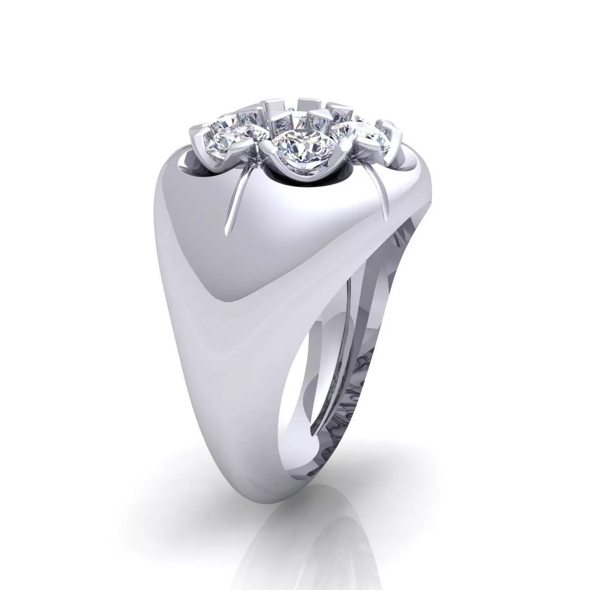 Mans Big Ring  3D print model_0