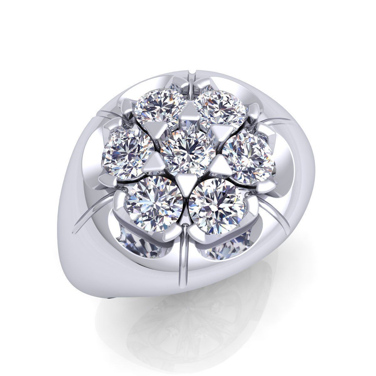 Mans Big Ring  3D print model_1