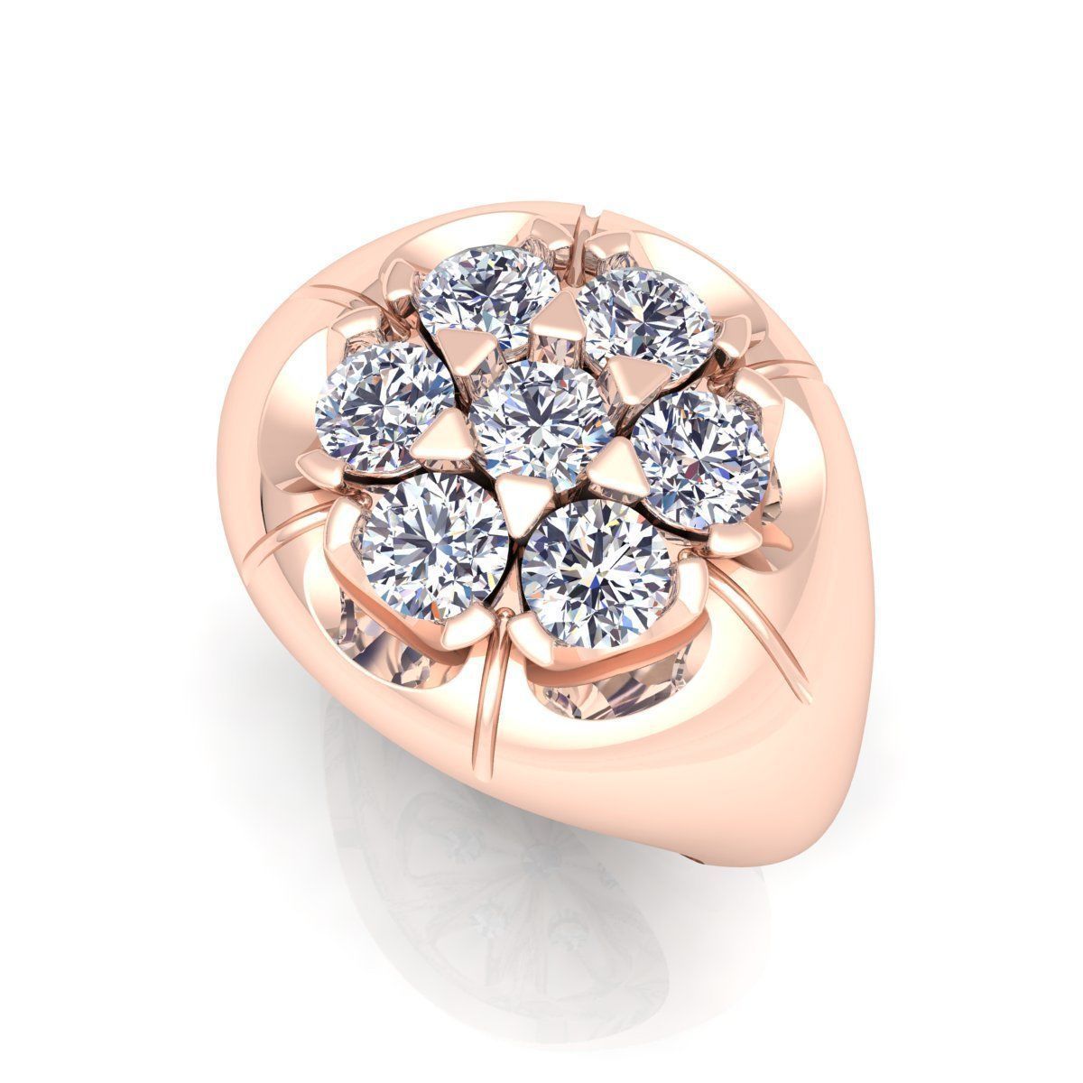 Mans Big Ring  3D print model_11