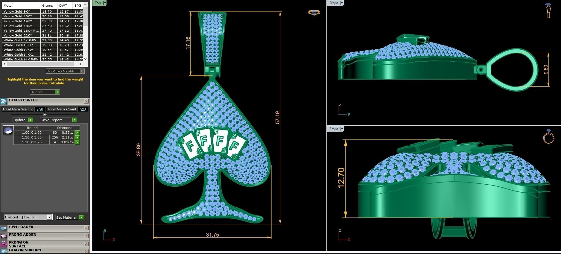 Big Pendents  3D print model_2