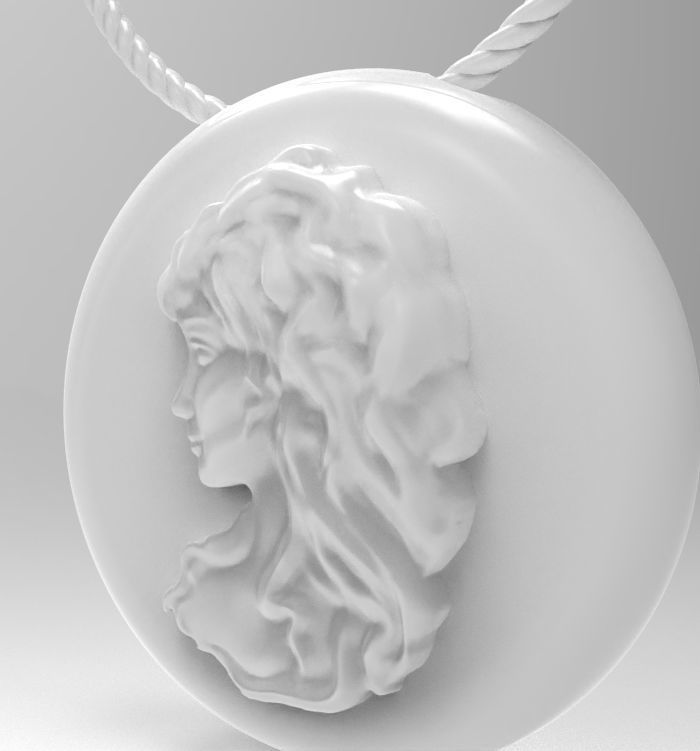 Virgo pendant 002 3D print model_17