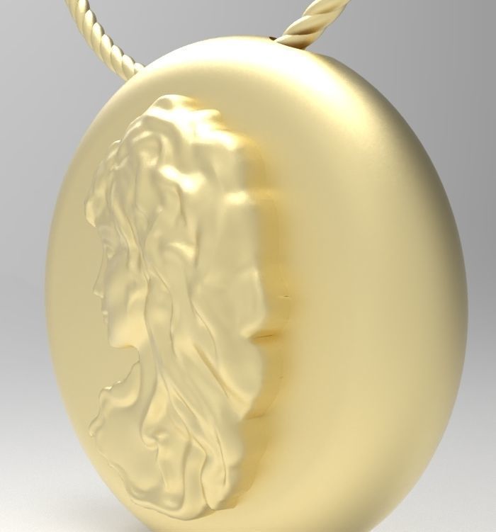 Virgo pendant 002 3D print model_10