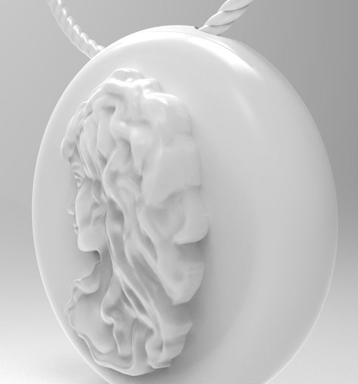 Virgo pendant 002 3D print model_18