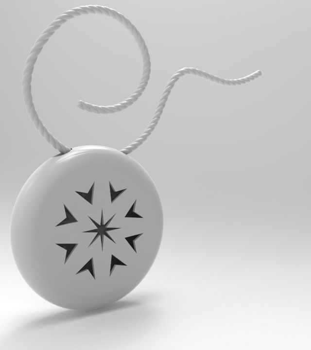 Virgo pendant 002 3D print model_28