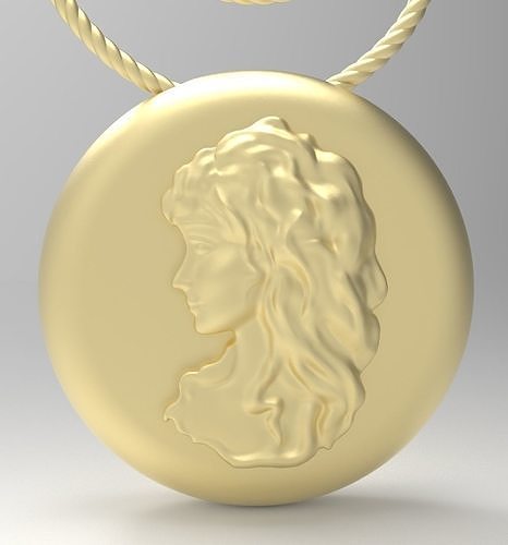 Virgo pendant 002 3D print model