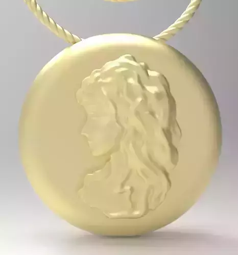 Virgo pendant 002 3D print model