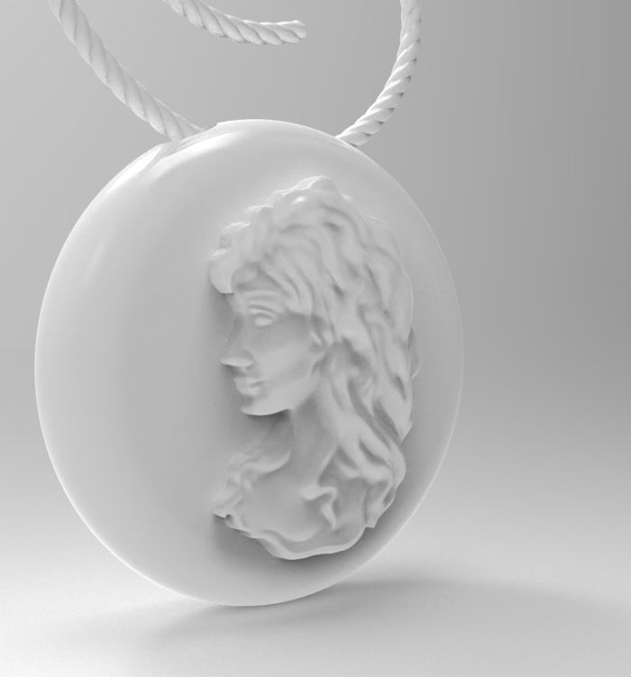 Virgo pendant 002 3D print model_12