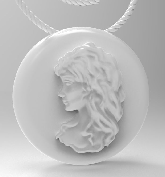 Virgo pendant 002 3D print model_14