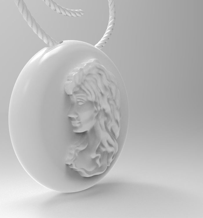 Virgo pendant 002 3D print model_11
