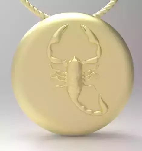 Scorpio pendant 002
