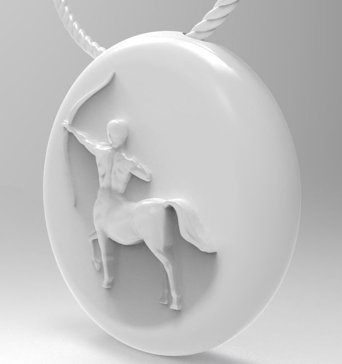 Sagittarius pendant 002 3d model 3D print model_18