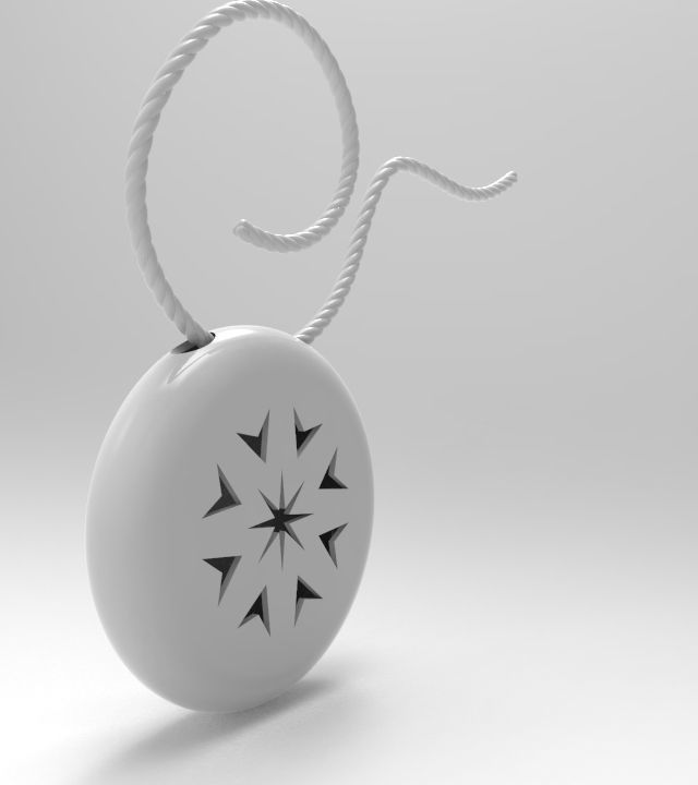 Sagittarius pendant 002 3d model 3D print model_27