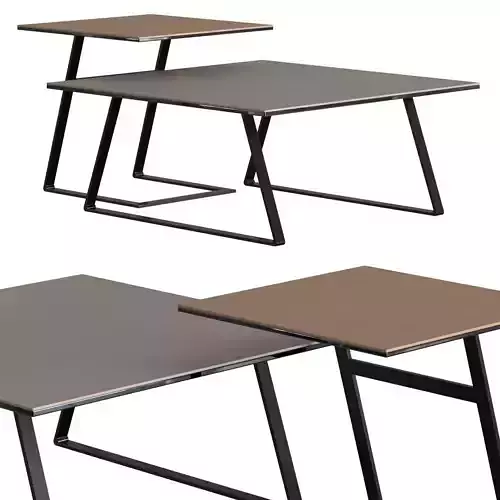 Gamma Arredamenti T141B T142B Coffee Tables