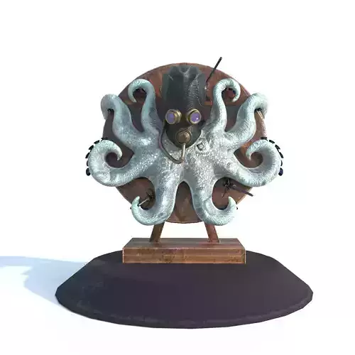 Fearless Octopus 3D model