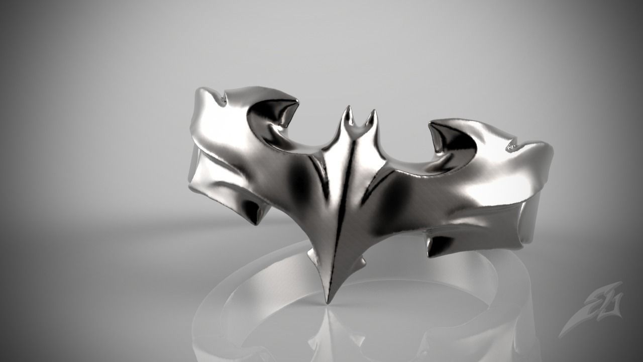 Dark Knight Ring 3D print model_2