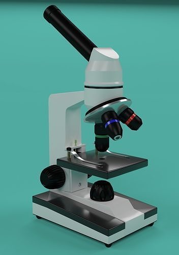  Microscope 3D model