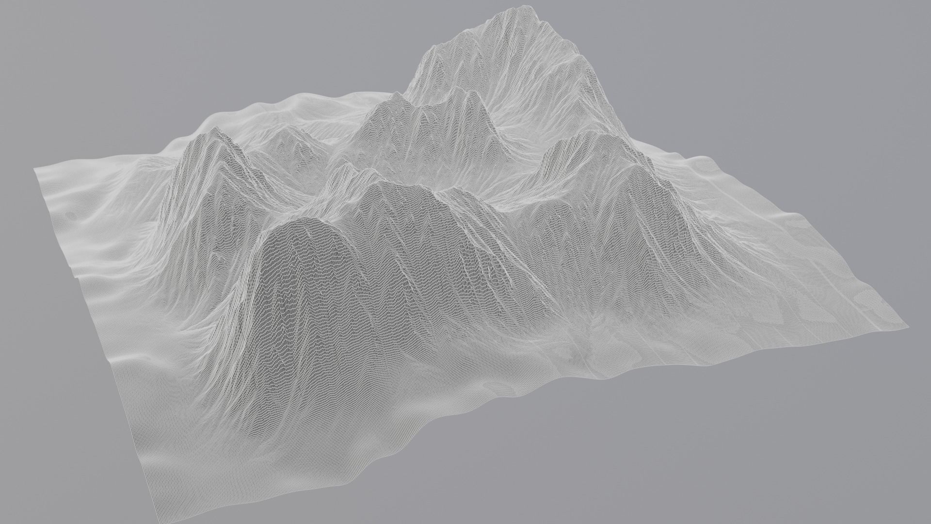 Huge Terrain Pack and Mountain Material Generator Low-poly 3D model_7