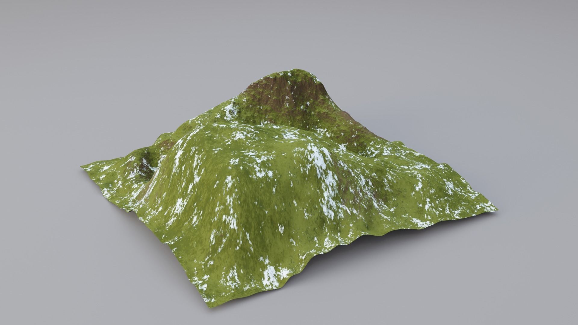 Huge Terrain Pack and Mountain Material Generator Low-poly 3D model_22