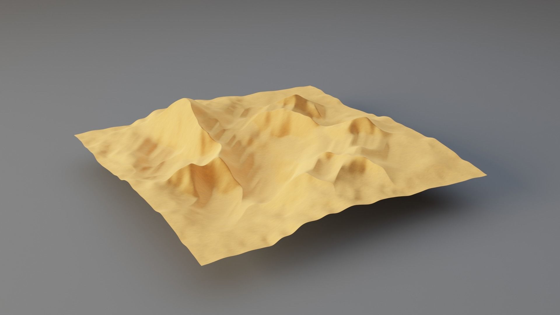 Huge Terrain Pack and Mountain Material Generator Low-poly 3D model_13