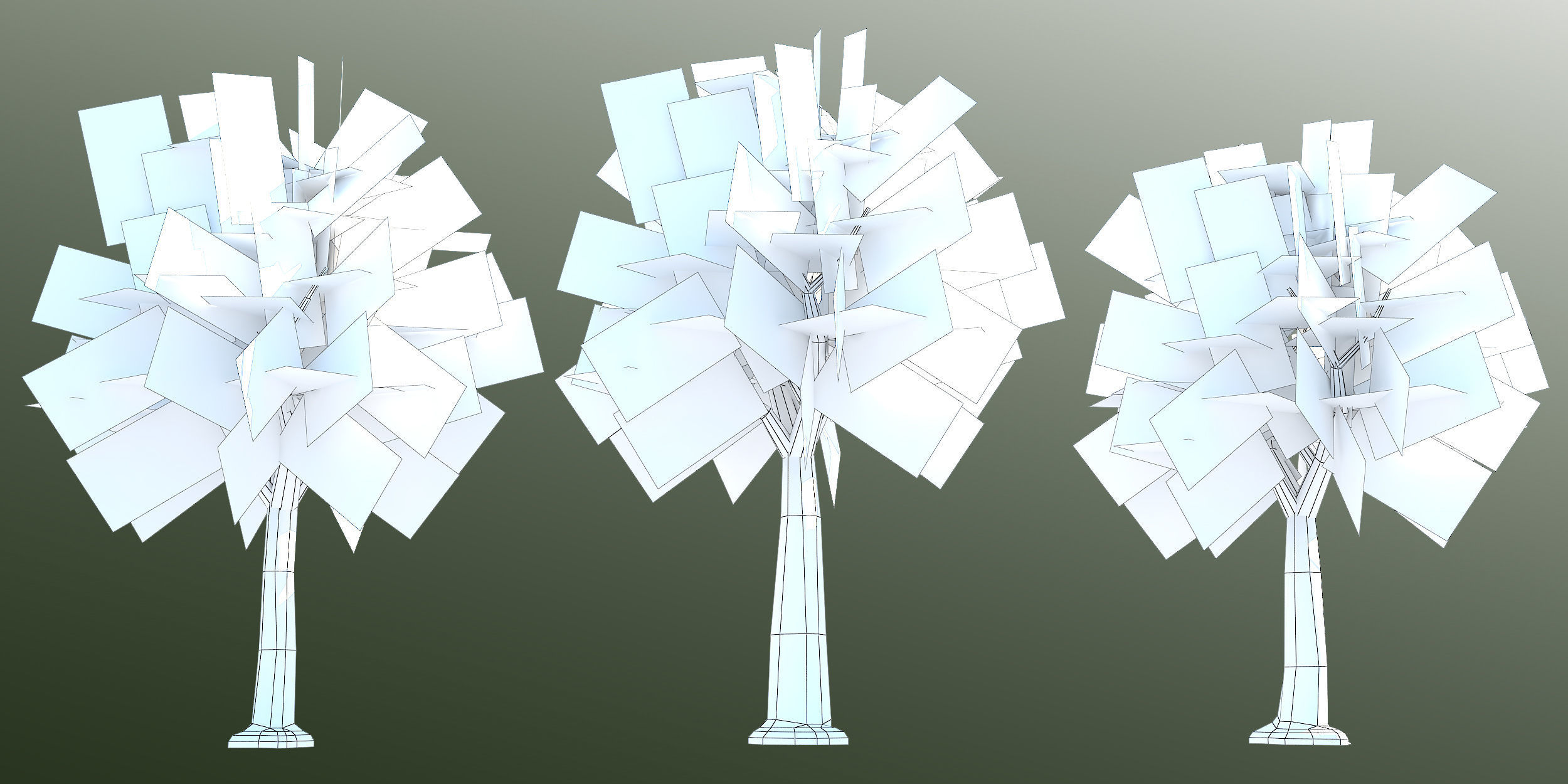 Low Poly Tree Models free VR / AR / low-poly 3D model | CGTrader