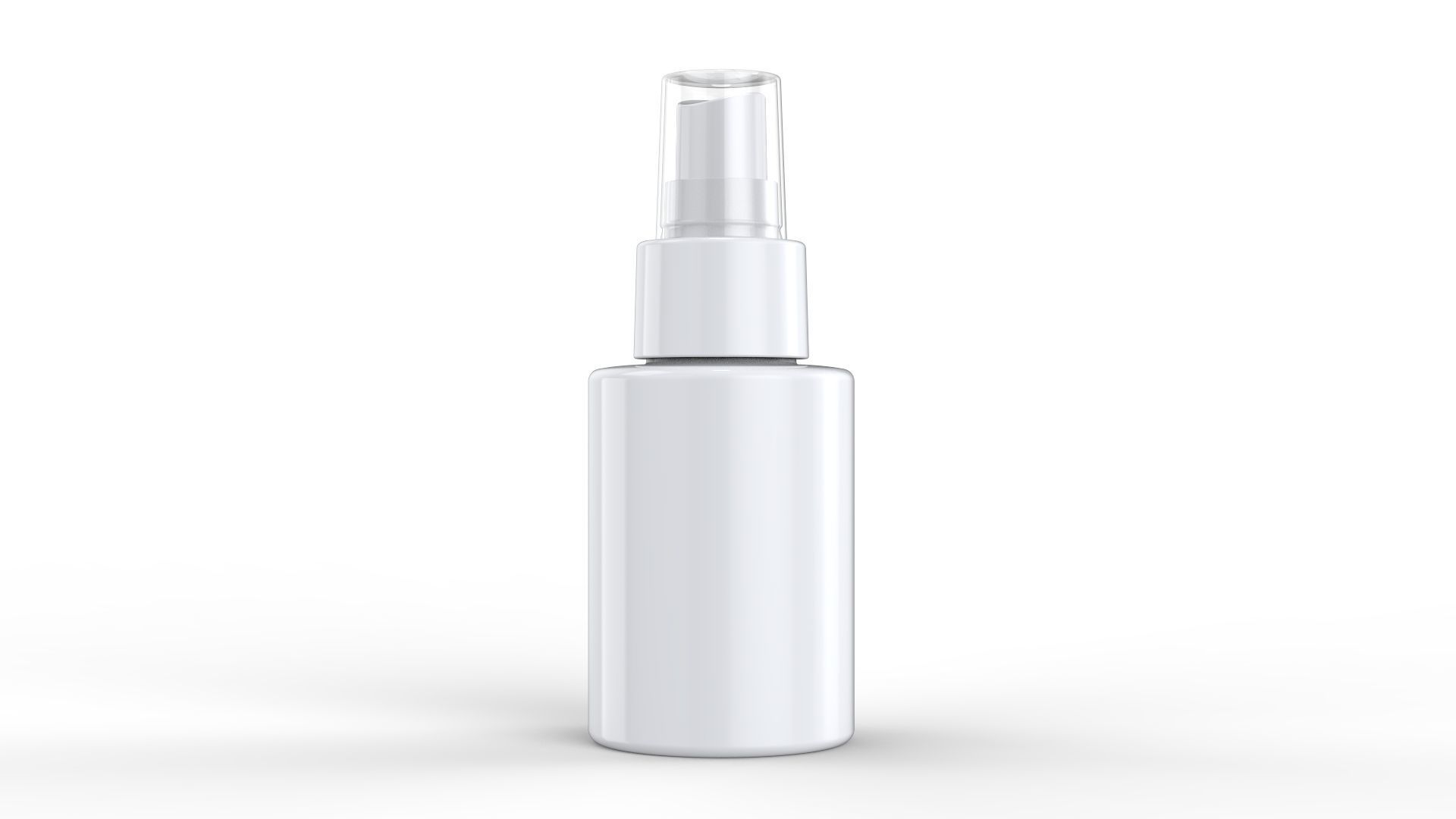 Cosmetic Container 01 Small Size 3D model_9